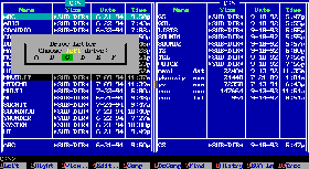 Una schermata del popolare tool per DOS