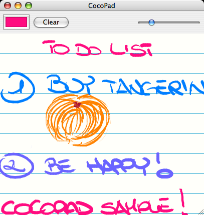 Use CocoPad to make a todo list